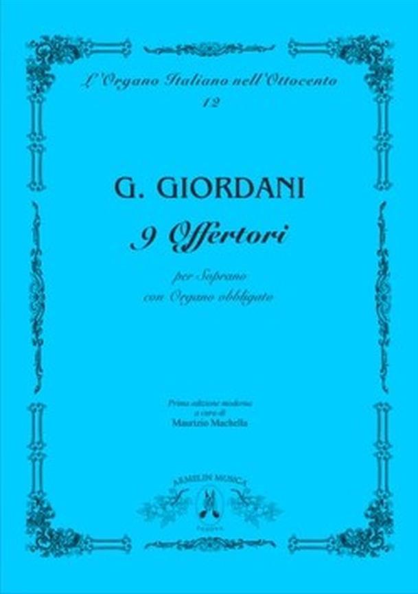 9 Offertori Per Soprano e Organo Concertato